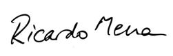 Firma Ricardo Mena